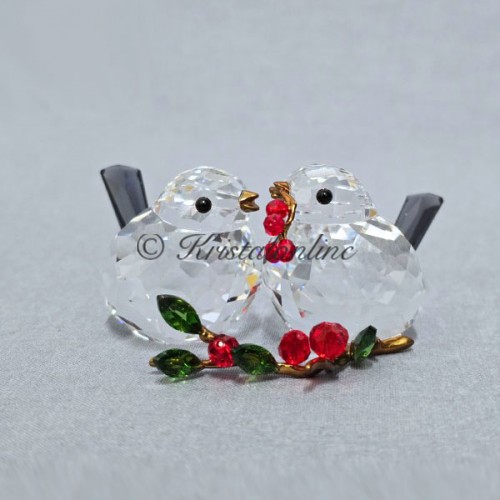 Swarovski Crystal | Idyllia | Bird couple and berries | 5701371